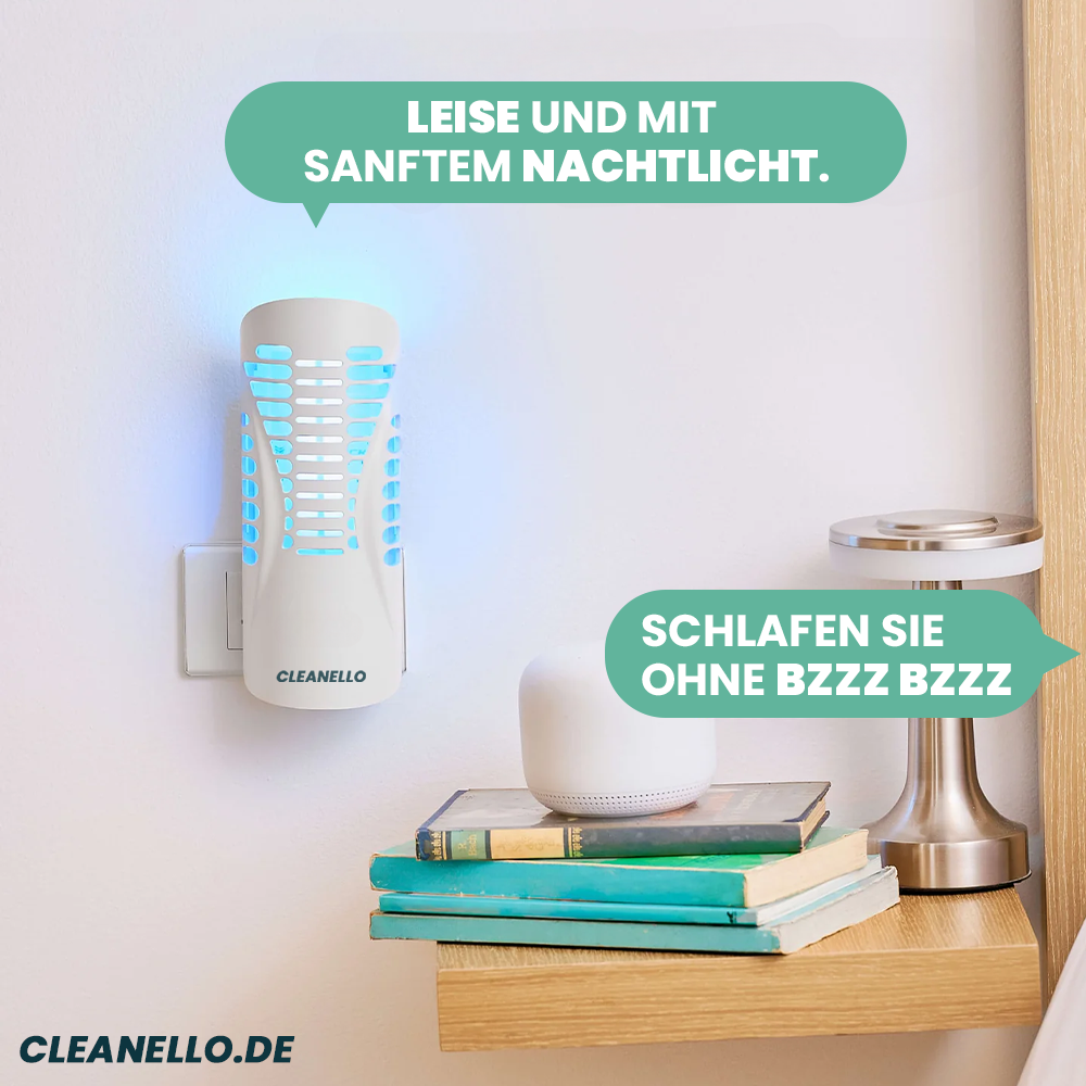 Effektive Insektenfalle gegen Fruchtfliegen, Stechmücken & Fliegen