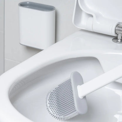 Silikon WC Toilettenbürste mit Wandhalterung – Hygienisch, Flexibel & Effektiv